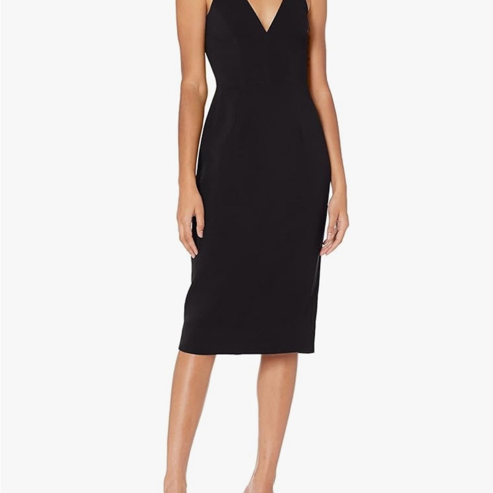 NWT Dress the Population Lyla Dress in Black ⚫️ Xl - Picture 3 of 8
